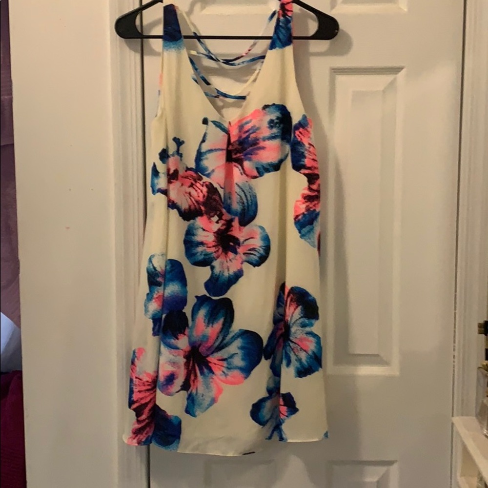 Pink and Blue Floral Soprano Dress